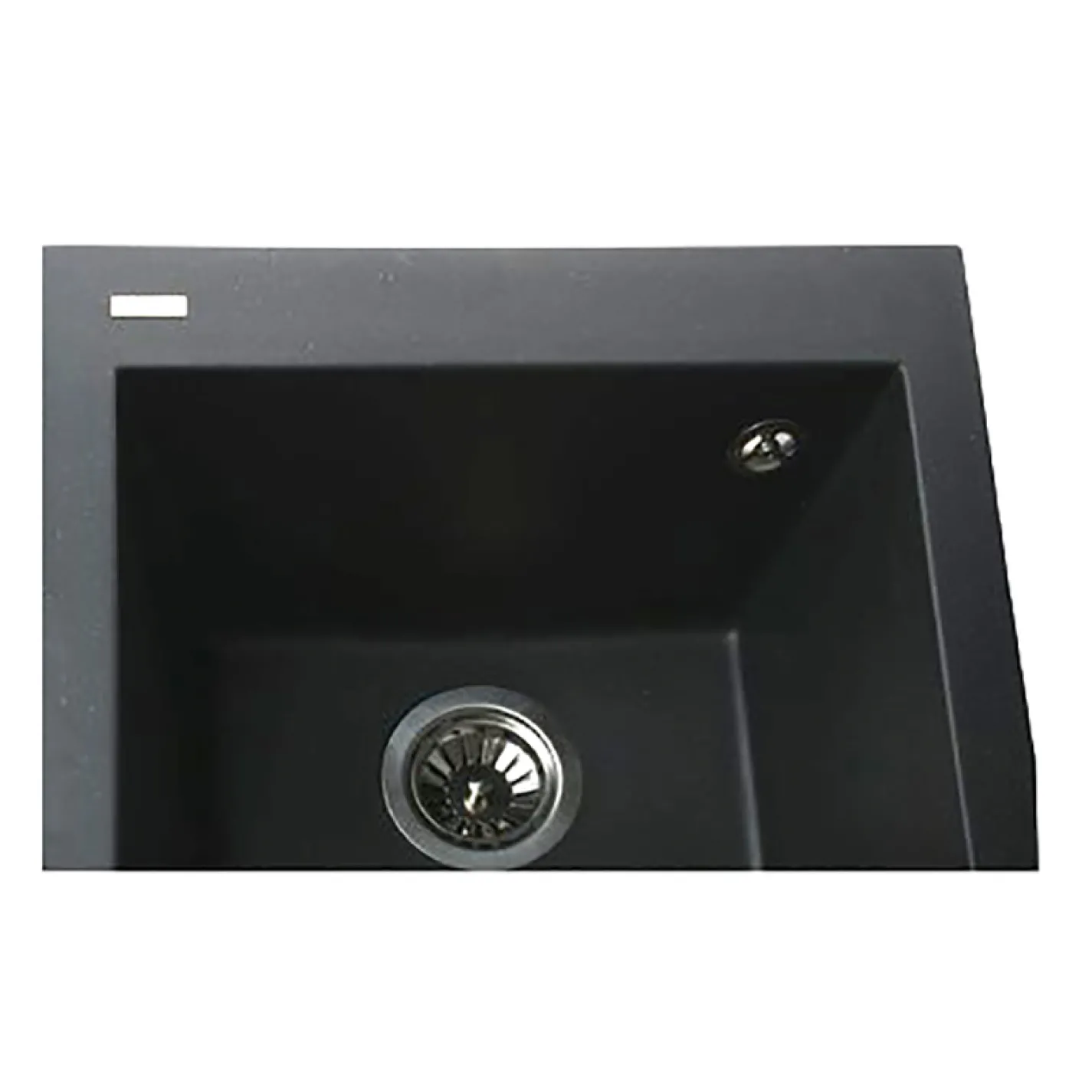 Гранітна мийка Globus Lux LAMA 410х500-А0002, чорний - Фото 3